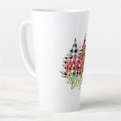 Xmas Gift Merry Bright Latte Mok (Linkerhoek)