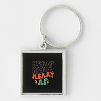 Xmas Gift Merry Merry AF Sleutelhanger
