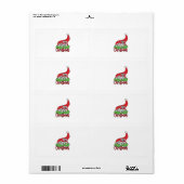 Xmas Gift My First Kerstmis Etiket (Full Sheet)