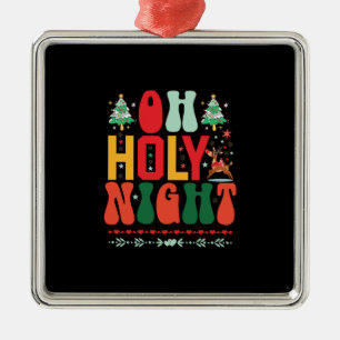 Xmas Gift Oh Heilige Nacht Metalen Ornament