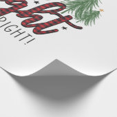 Xmas Gift Silent Night Yeah Cadeaupapier (Hoek)