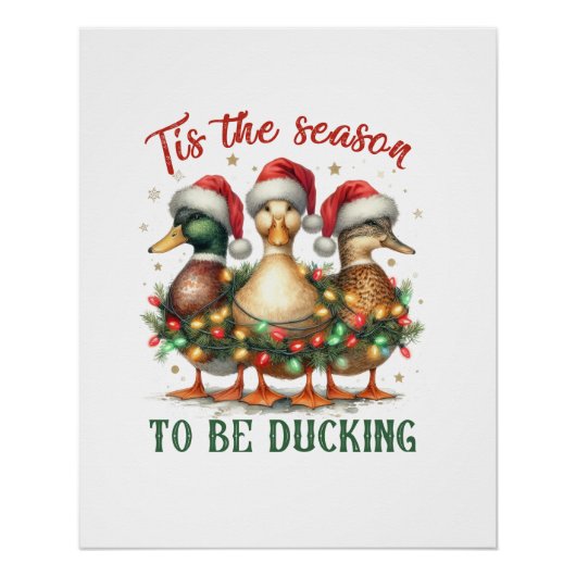 Xmas Gift te zijn Ducking Perfect Poster (Voorkant)