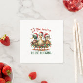 Xmas Gift te zijn Ducking Servet (Insitu)