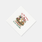 Xmas Gift te zijn Ducking Servet (Hoek)