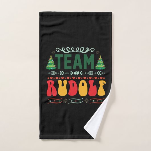 Xmas Gift Team Rudolf Handdoek (Handdoek)
