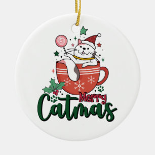 Xmas Gift Vrolijk Schattige Kerstfeest Keramisch Ornament