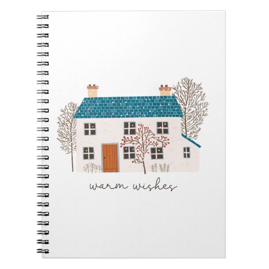 Xmas Gift Warm Wishes Notitieboek (Voorkant)