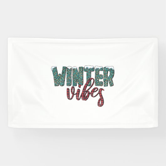 Xmas Gift Winter Vibes Spandoek (Horizontaal)