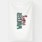 Xmas Gift Winter Vibes Spandoek (Verticaal)