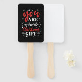 Xmas Gift You Are My Favorite Christmas Gift Handwaaier (Voorkant en achterkant)