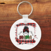 Xmas Gift Zeer Merry Mama Sleutelhanger (Voorkant)