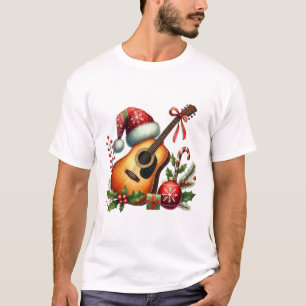 Xmas gitar t-shirt