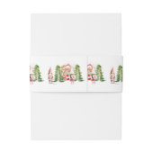 XMAS Gnome Design 1 Uitnodigingen Wikkel (Achterkant Voorbeeld)