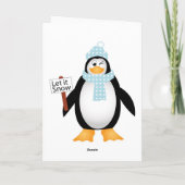 Xmas Godfather-Wenskaart Feestdagen Kaart (Achterkant)