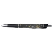 Xmas Golden Snowflakes op zwarte achtergrond Pen (Bodem)