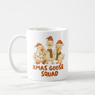 Xmas Goose Squad – Grappige Kerstmiskop Koffiemok