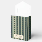 Xmas Green stripe Holiday Noel Christmas Wrapping Bedankdoosjes (Geopend)