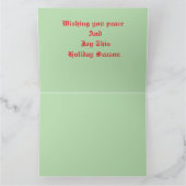 Xmas Greeting Card   : Christmas Feeling Kaart (Binnen)