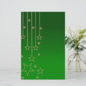 Xmas groen briefpapier (Staand voorkant)