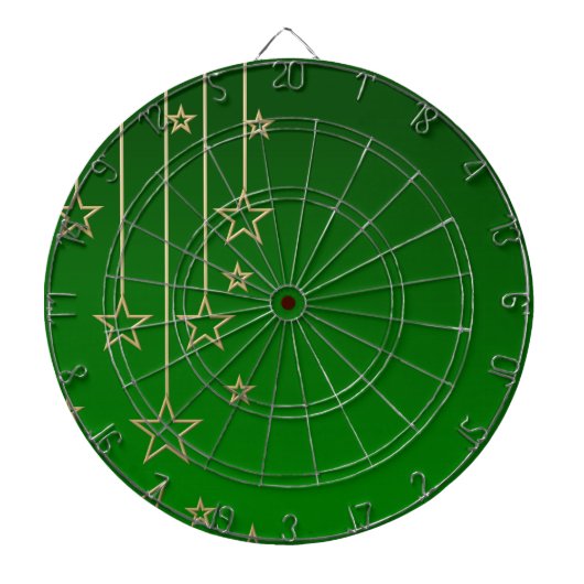 Xmas groen dartbord (Voorkant)