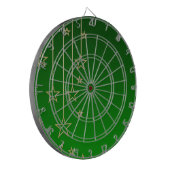 Xmas groen dartbord (Voorkant Links)