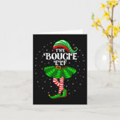 Xmas Group Matching Vrouwen Meisjes De Bougie Elf  Kaart (Gele Bloem)