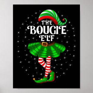Xmas Group Matching Vrouwen Meisjes De Bougie Elf  Poster