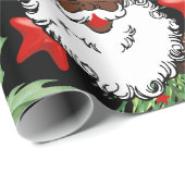 xmas heilige santa claus cadeaupapier (Rol Hoek)