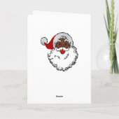 xmas heilige santa claus feestdagen kaart (Achterkant)