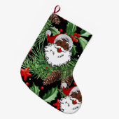 xmas heilige santa claus grote kerstsok (Voorkant (Hangend))