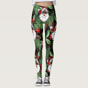 xmas heilige santa claus leggings