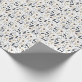 Xmas Herten en laat vreugdevolle groeten Collectie Cadeaupapier (Hoek)