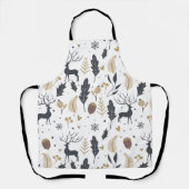 Xmas Herten en laat vreugdevolle groeten Collectie Schort (Voorkant)