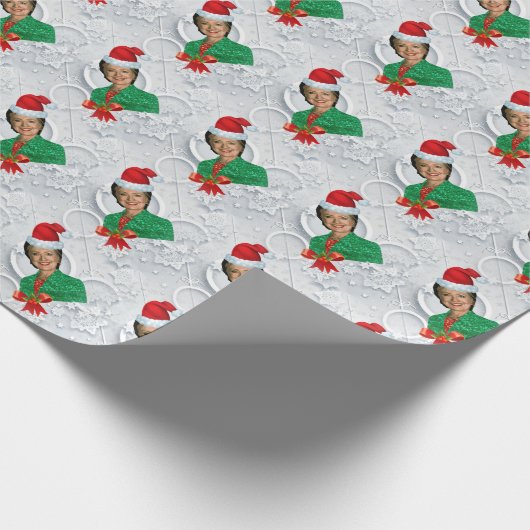 xmas Hillary clinton Cadeaupapier (Hoek)