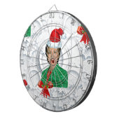 xmas Hillary clinton Dartbord (Voorkant Rechts)