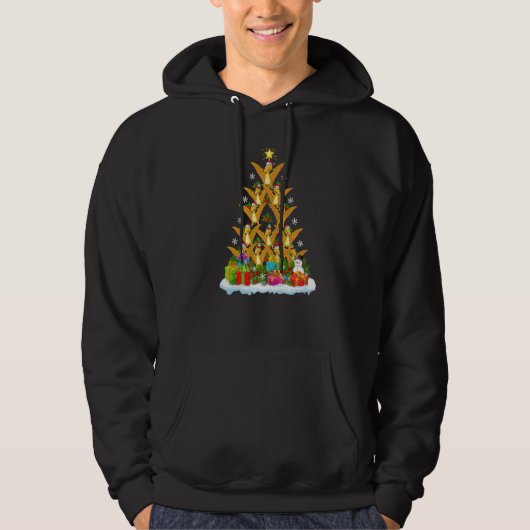 Xmas Holiday  Pterodactyl Dinosaur Bird Christmas  Hoodie (Voorkant)