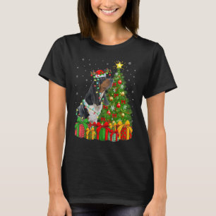 Xmas Holiday Santa Rhodesian Ridgeback Dog Christm T-shirt