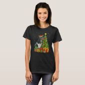 Xmas Holiday Santa Rhodesian Ridgeback Dog Christm T-shirt (Voorkant volledig)