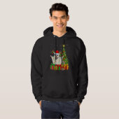 Xmas Holiday Santa Sugar Glider Christmas Tree Hoodie (Voorkant volledig)