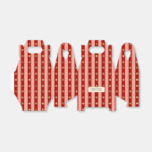 Xmas Holiday Striped Noel Christmas Wrapping  Bedankdoosjes (Uitgevouwen)