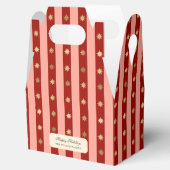 Xmas Holiday Striped Noel Christmas Wrapping  Bedankdoosjes (Geopend)