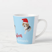 XMAS HONDENLIEFHEBBERS CHRISTMAS SANTA HAT BEAGLE  LATTE MOK (Rechts)