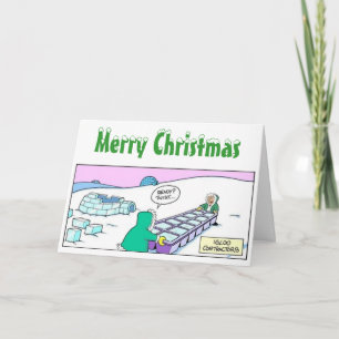 Xmas (Igloo Builders) Feestdagen Kaart