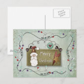 XMAS in juli kaart (Voorkant / Achterkant)