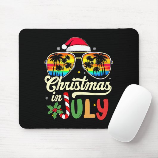 Xmas In July Sungles Beach Tropical Summer Vibes S Muismat (Met muis)
