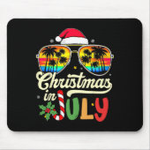 Xmas In July Sungles Beach Tropical Summer Vibes S Muismat (Voorkant)
