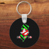 Xmas In New Jersey T Shirt  Sleutelhanger (Voorkant)