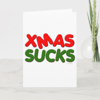 XMAS is klote Feestdagen Kaart