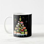 Xmas Japanese Sushi Christmas Tree Holiday Pajama  Koffiemok (Links)