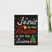 Xmas Jesus Is The Reason For The Season Christmas  Kaart (Voorkant)